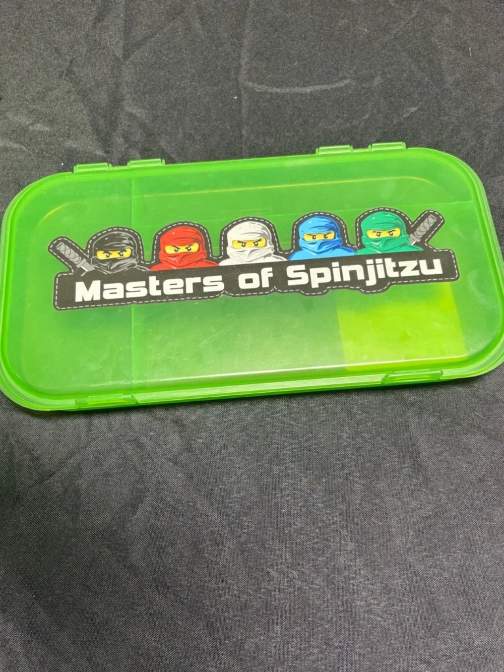 LEGO lot of 2 green Ninjago ninja storage cases